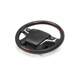 Steering wheel assembly (dark wood) photo 1