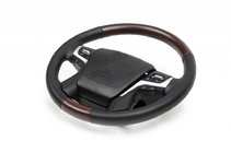 Toyota Land Cruiser 200 2007-2021 Steering wheel assembly (dark wood) photo 1