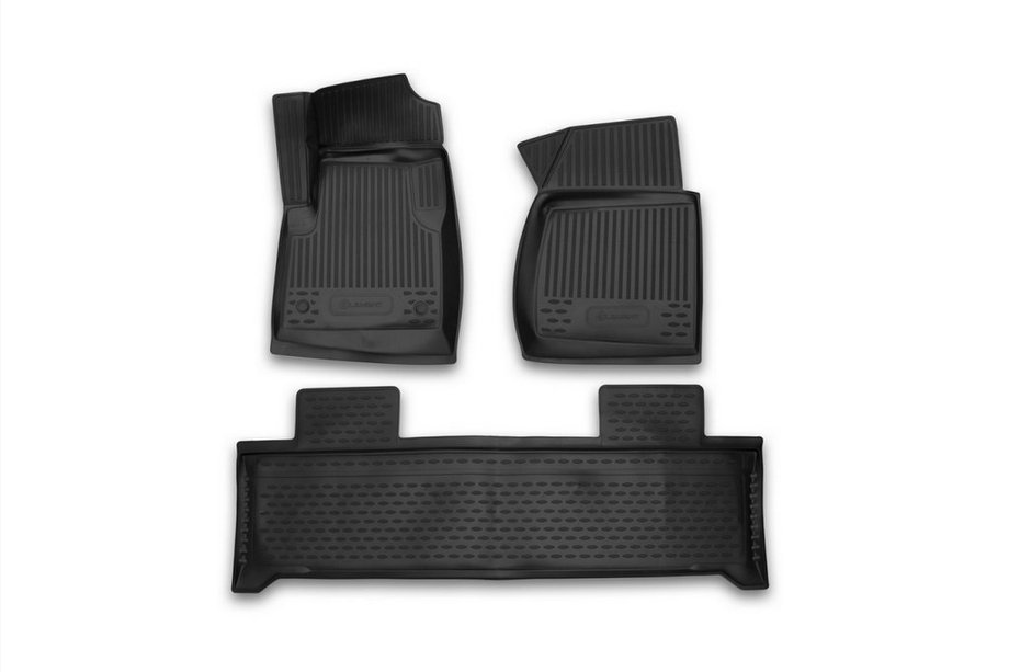 UAZ 3151 1985–2003 (Patriot) Rubber Floor Mats (3 pcs, Novline) 2014-2016 Image