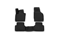 Audi Q3 2011-2019 3D Rubber Floor Mats for Interior (4 pcs, Novline) photo 1
