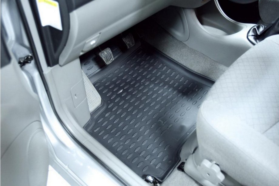Chevrolet Tacuma/Rezzo 2000-2008 Rubber floor mats (4 pcs, Novline) Image