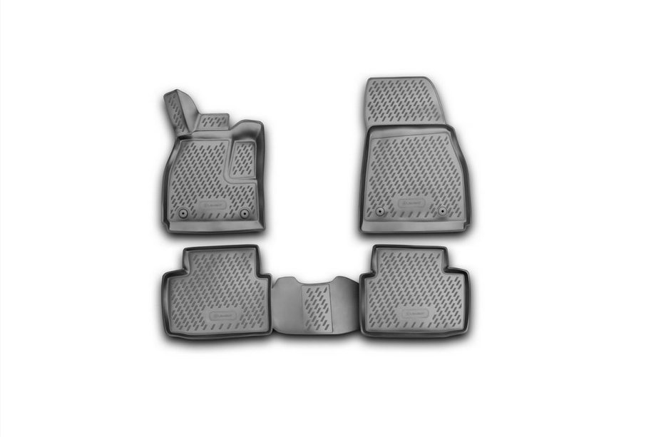 Chevrolet Malibu 2011-2018 3D Rubber Floor Mats for Interior (4 pcs, Novline) Image