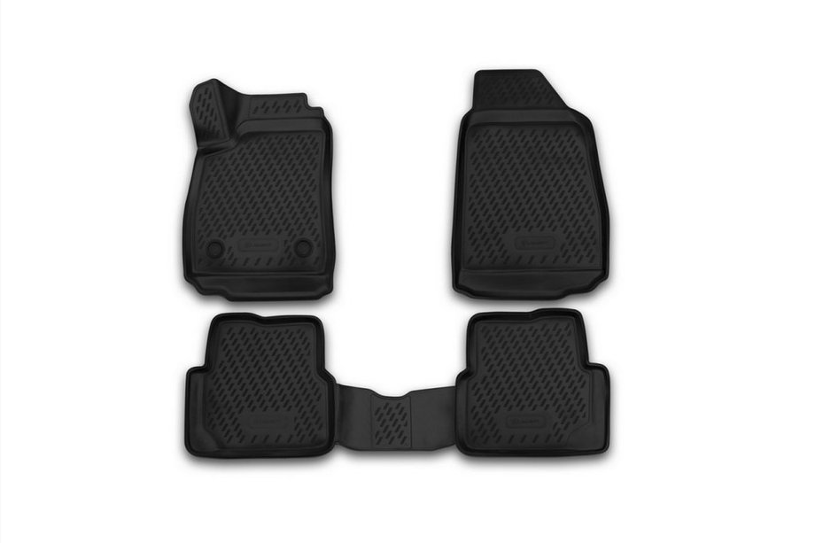 Chevrolet Cobalt 2012- 3D Rubber Floor Mats for Interior (4 pcs, Novline) Image