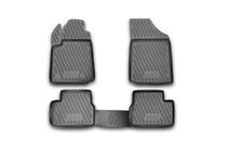 Citroen C-3 2002-2009 Rubber floor mats (4 pcs, Novline) photo 1