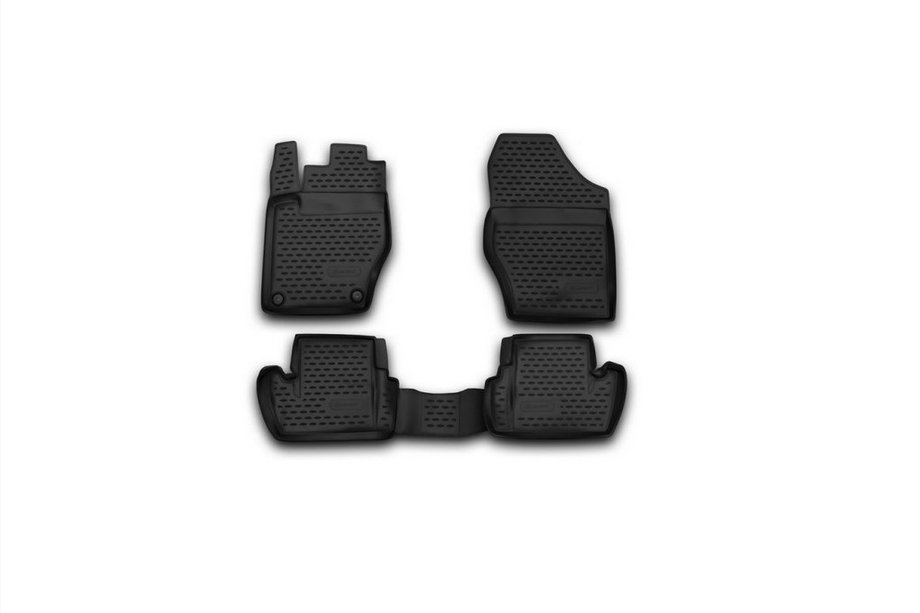 Citroen DS-4 2010-2015 Rubber floor mats (4 pcs, Novline) Image
