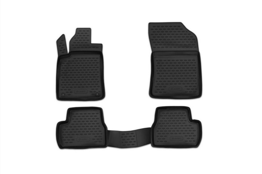 Citroen DS-3 2009-2016 Rubber floor mats (4 pcs, Novline) Photo 1
