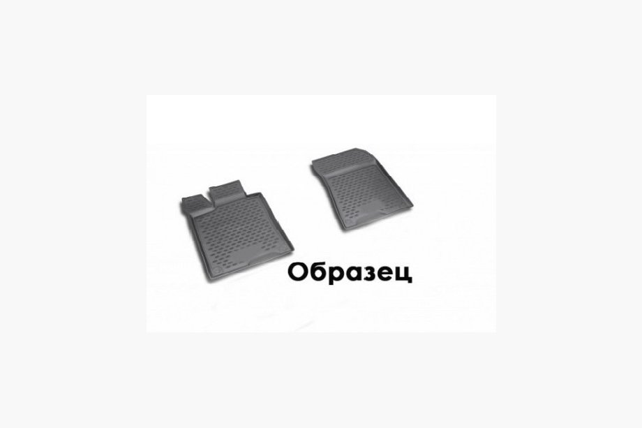 Ford Custom 2013-2022 3D Rubber Floor Mats Interior (2 pcs, Novline) 1+1 seats Image