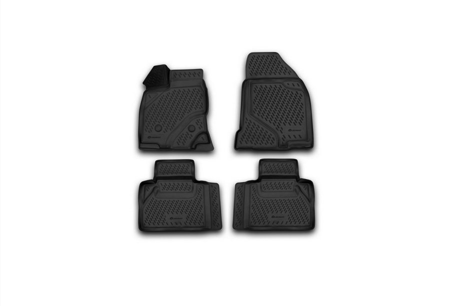 Ford Edge 2014-2024 3D Rubber Floor Mats for Interior (4 pcs, Novline) Image