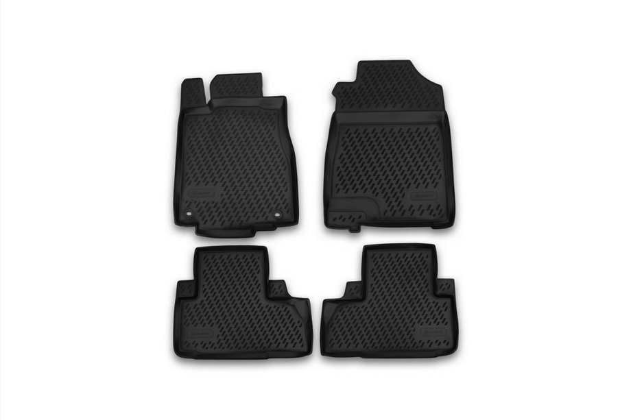 Honda CRV 2012-2016 Rubber floor mats (4 pcs, Novline) Image