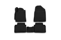 Hyundai Elantra (AD) 2015-2020 3D Rubber Floor Mats for Interior (4 pcs, Novline) photo 1