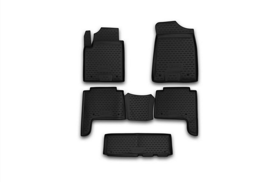 Infiniti QX56 2010-2013 Rubber floor mats interior (5 pcs, Novline) Image