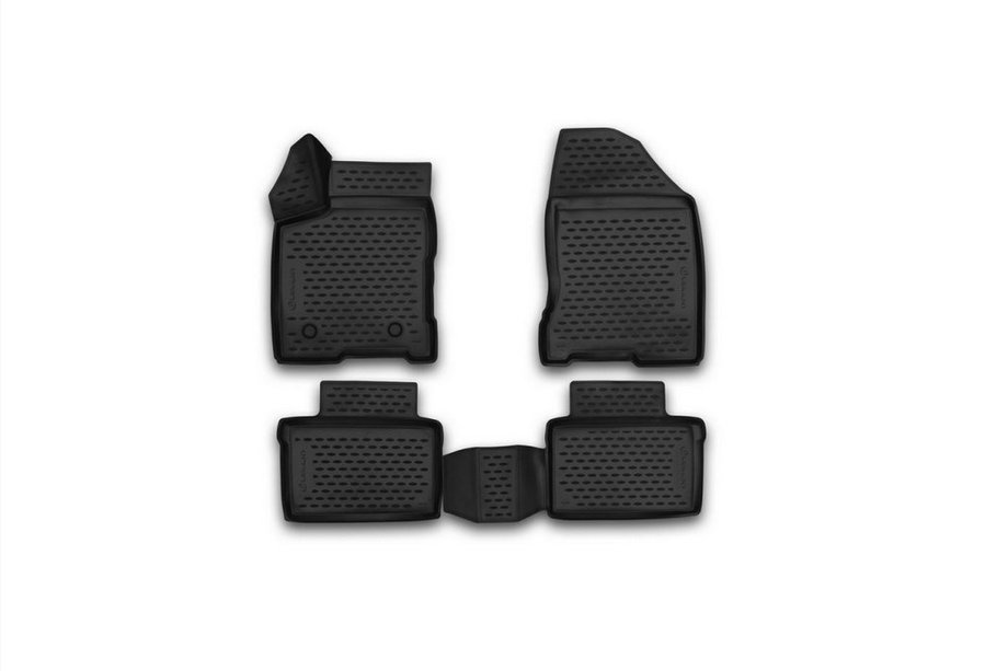 Lada Vesta 2015- (2015↗) 3D Rubber Floor Mats for Interior (4 pcs, Novline) Image