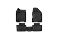 Lada Vesta 2015- (2015↗) 3D Rubber Floor Mats for Interior (4 pcs, Novline) photo 1
