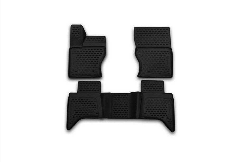 Range Rover IV L405 2013-2021 3D Rubber Floor Mats for Interior (4 pcs, Novline) Option 1 Image