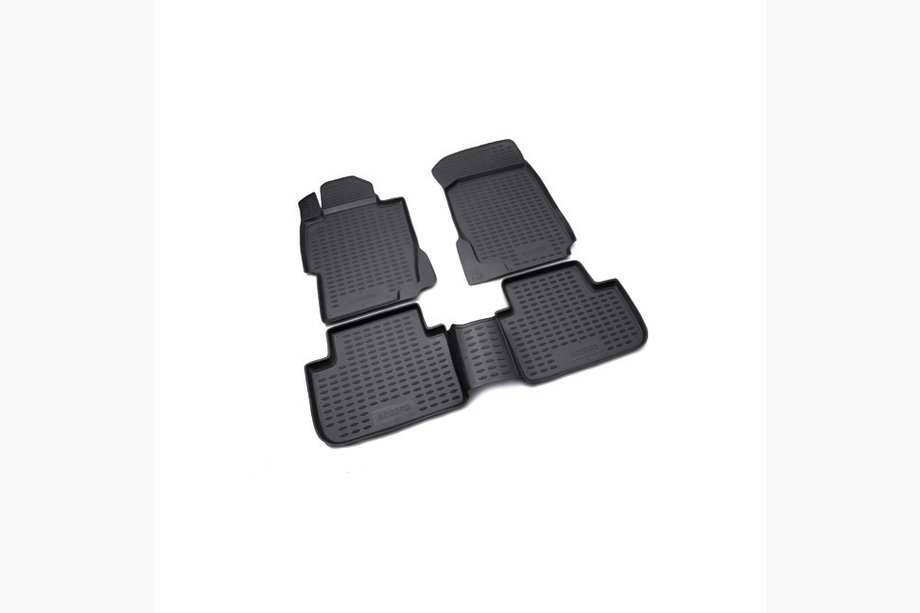Lifan Smily 2008- Rubber floor mats (4 pcs, Novline) Image