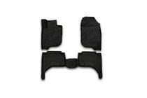 Mitsubishi L200 2015-2024 3D Rubber Floor Mats for Interior (4 pcs, Novline) photo 1