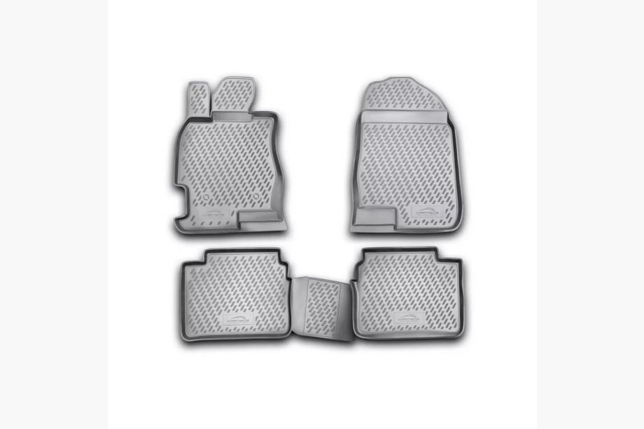 Mazda 6 2008-2012 Rubber floor mats (4 pcs, Novline) Option 1 Image