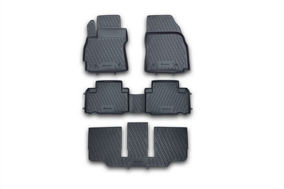 Mazda 5 2010-2018 (2010↗) Rubber Floor Mats (5 pcs, Novline) Image