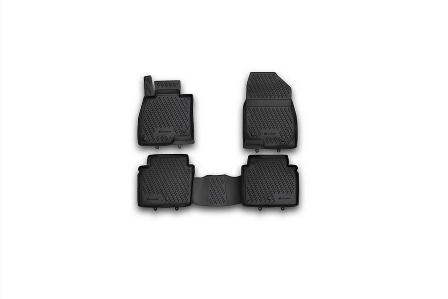 Mazda 6 2012-2024 Rubber floor mats (4 pcs, Novline) SD Image