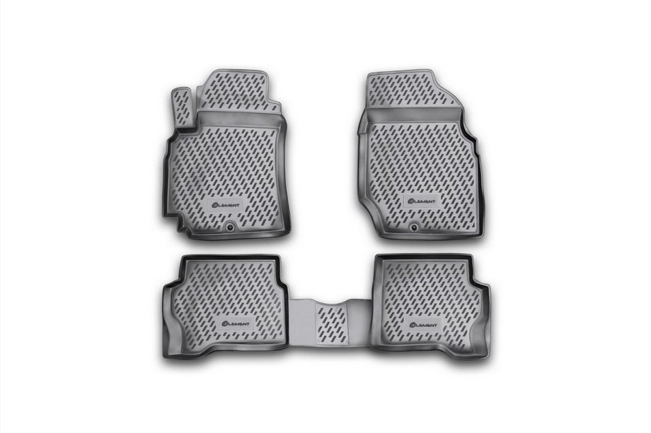 Nissan Almera B10 Classic 2006-2012 Rubber floor mats (4 pcs, Novline) Image