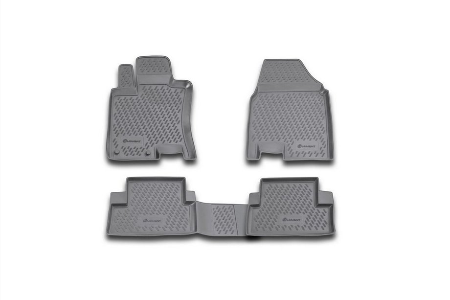 Nissan Qashqai 2010-2014 Rubber floor mats (4 pcs, Novline) Image