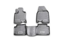 Nissan Qashqai 2007-2010 Rubber floor mats (4 pcs, Novline) Qashqai+2 photo 1