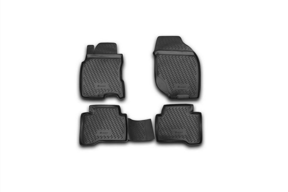 Nissan X-trail T30 2002-2007 Rubber floor mats (4 pcs, Novline) Photo 1