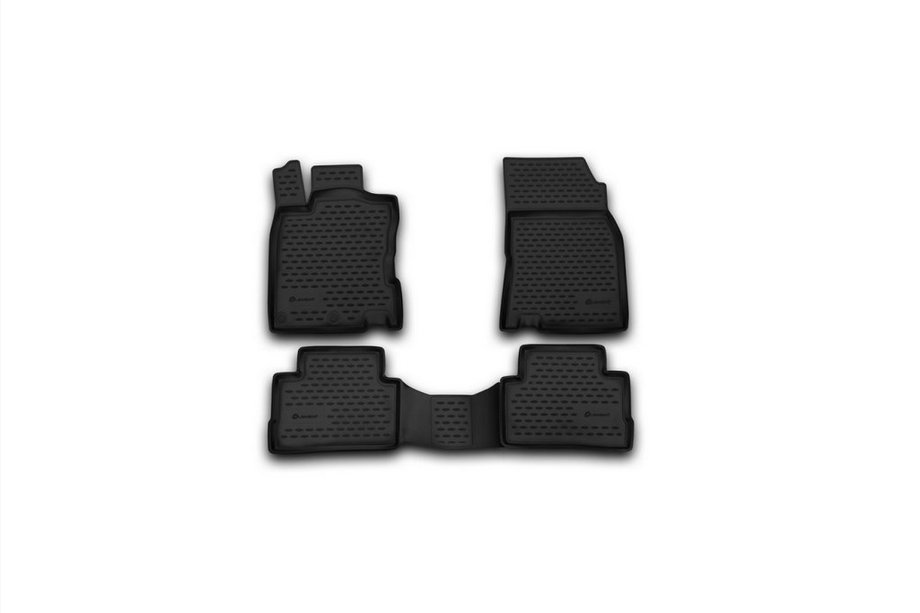 Nissan Qashqai 2014-2021 Rubber floor mats interior (4 pcs, Novline) UK version Photo 1