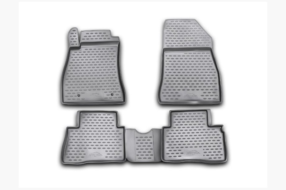 Nissan Juke 2010-2019 Rubber floor mats (hook T/L) for interior (4 pcs, Novline) Image