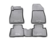 Nissan Juke 2010-2019 Rubber floor mats (hook T/L) for interior (4 pcs, Novline) photo 1