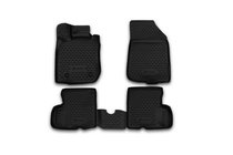 Nissan Terrano 2014- (2014-2016) 3D Rubber Floor Mats Interior (4 pcs, Novline) 2WD photo 1