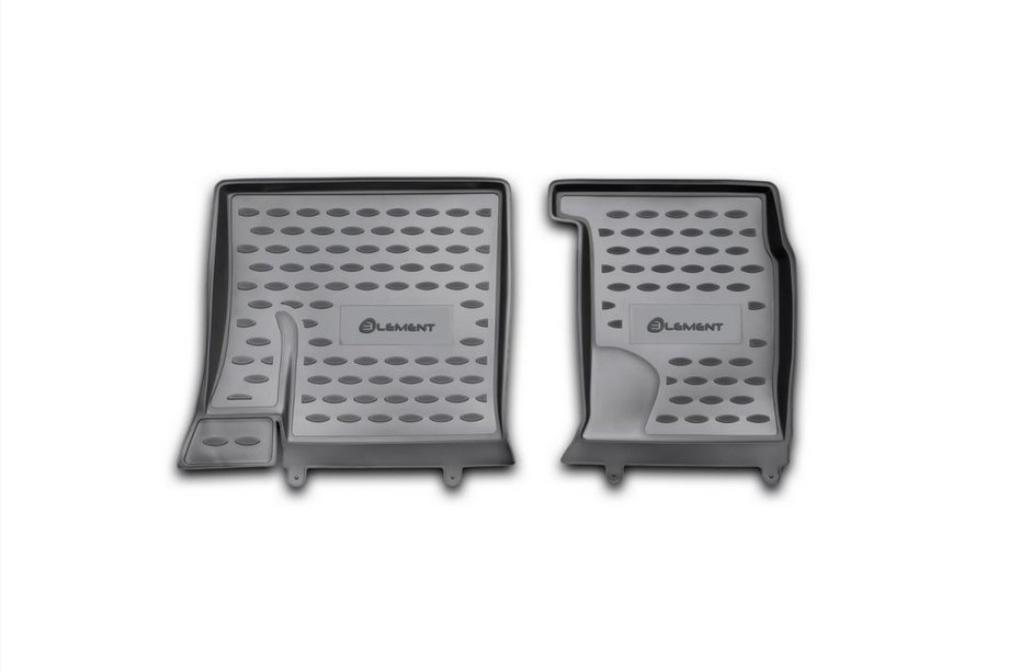 Nissan Qashqai 2007-2010 Rubber floor mats (3rd row) interior (2 pcs, Novline) Qashqai+2 Image