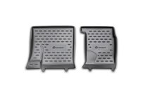 Nissan Qashqai 2007-2010 Rubber floor mats (3rd row) interior (2 pcs, Novline) Qashqai+2 photo 1