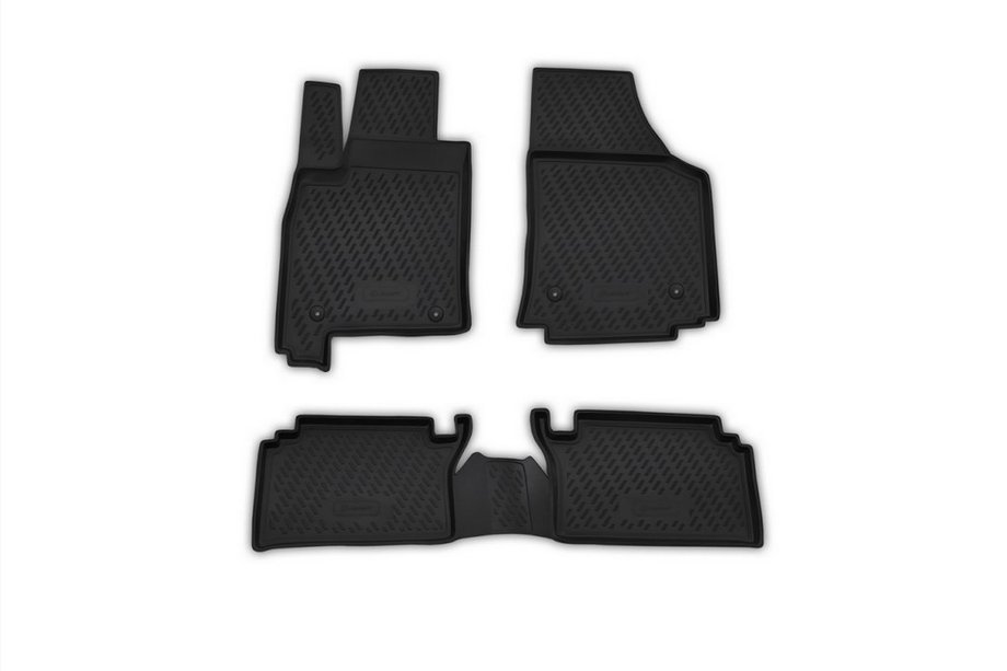 Opel Meriva 2002-2010 Rubber Floor Mats Interior (4 pcs, Novline) Option 2 Image