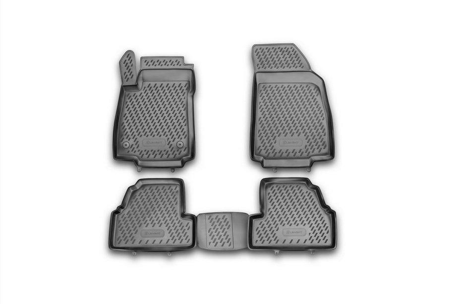 Opel Mokka 2012-2021 Rubber floor mats (4 pcs, Novline) Image