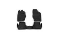 Peugeot 308 2007-2013 Rubber floor mats (4 pcs, Novline) photo 1