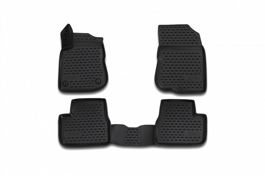Peugeot 2008 2013-2019 3D Rubber Floor Mats for Interior (4 pcs, Novline) Option 2 Image
