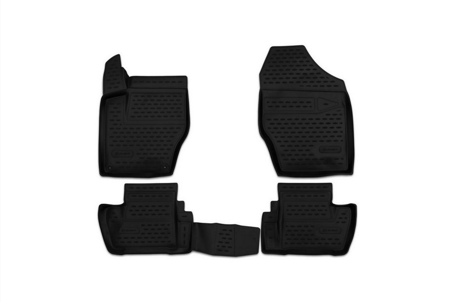 Peugeot 408 2010-2018 3D Rubber Floor Mats for Interior (4 pcs, Novline) Image