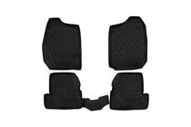 Suzuki Jimny 1998-2018 Rubber floor mats (4 pcs, Novline) Cross photo 1