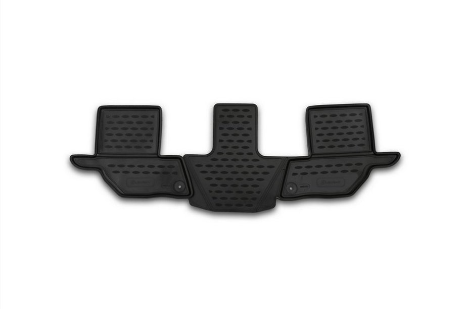 Volvo XC90 2015- Rubber floor mats (3rd row) interior (2 pcs, Novline) Image