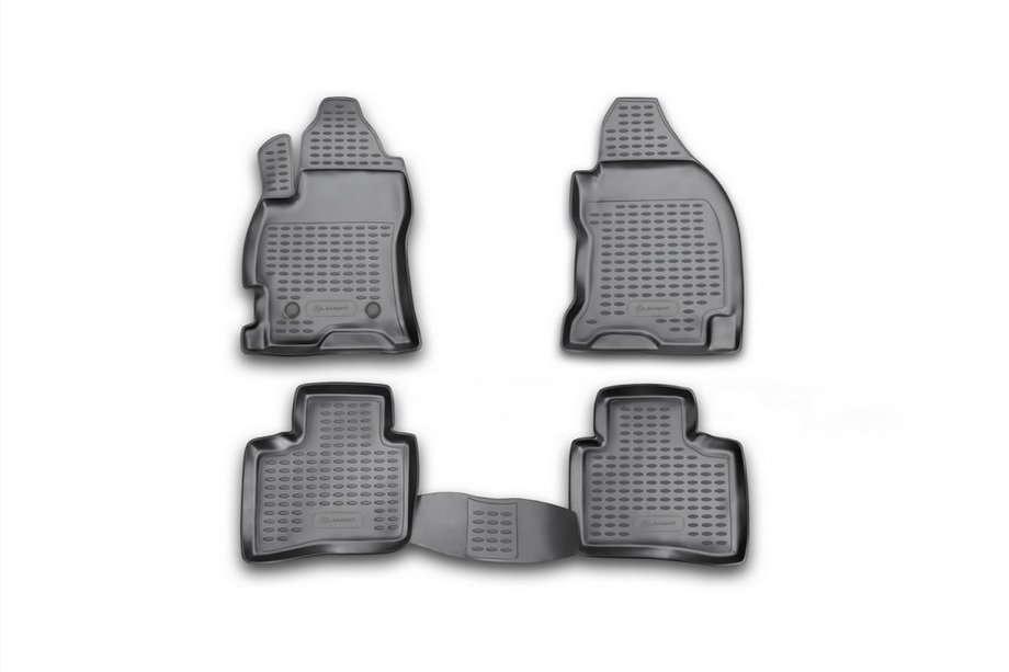 Ford Mondeo 2000-2007 Rubber floor mats (4 pcs, Novline) Image