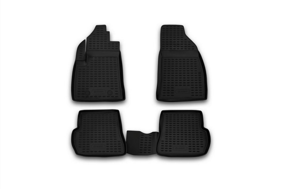 Ford Fusion 2002-2012 Rubber floor mats (4 pcs, Novline) Option 1 Image