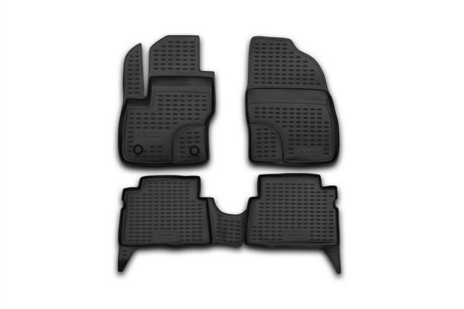 Ford C-Max 2004-2010 Rubber Floor Mats Interior (4 pcs, Novline) Option 2 Image