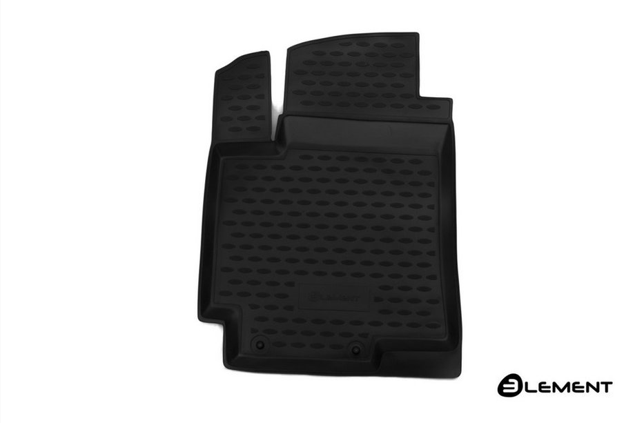 Hyundai Accent 2011-2017 Rubber floor mat front left interior (Novline) Image