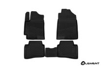 Hyundai Accent 2017-2023 Rubber floor mats (Comfort) for interior (4 pcs, Novline) photo 1