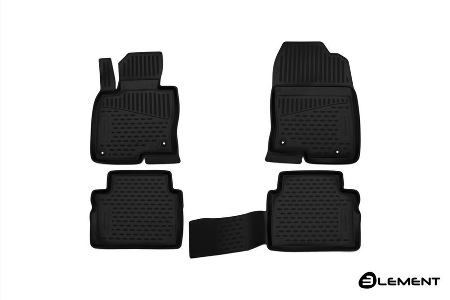 Mazda CX-5 2017–2025 Rubber floor mats (4 pcs, Novline) Image