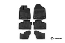 Honda Pilot 2015-2022 3D Rubber Floor Mats for Interior (6 pcs, Novline) photo 1