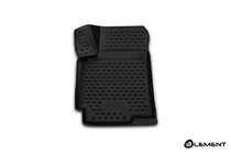 Hyundai Accent 2011-2017 Rubber floor mat front left 3D interior (Novline) photo 1