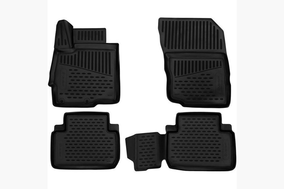Mitsubishi Eclipse Cross 2017- 3D Rubber Floor Mats for Interior (4 pcs, Novline) Image