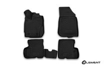 Nissan Terrano 2014- (2016↗) 3D Rubber Floor Mats for Interior (4 pcs, Novline) photo 1